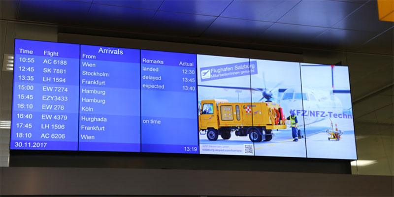 Der Flughafen Salzburg geht in Kurzarbeit