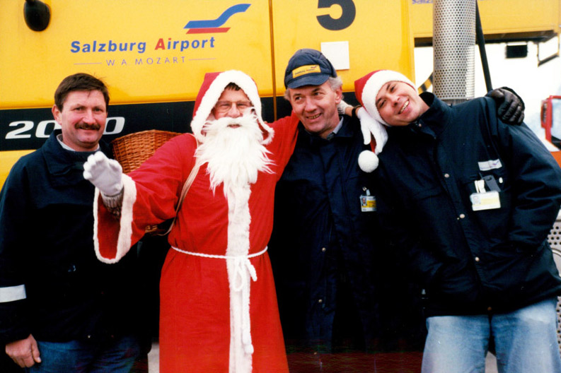 Die Airport-Crew am Familientag 1998