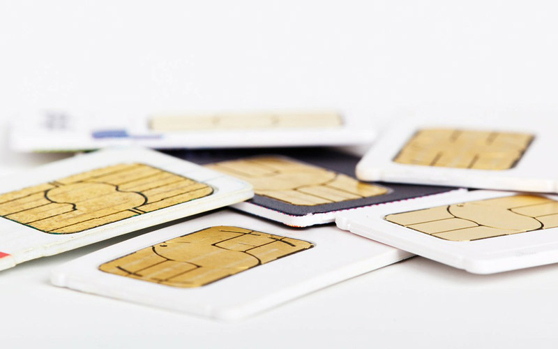 SIM-cards available at the information desk