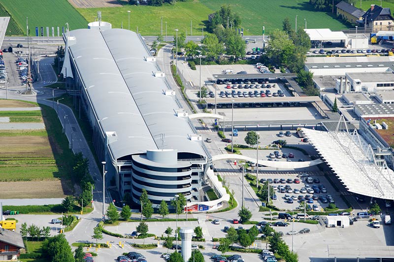 Parking garage at Salzburg Airport