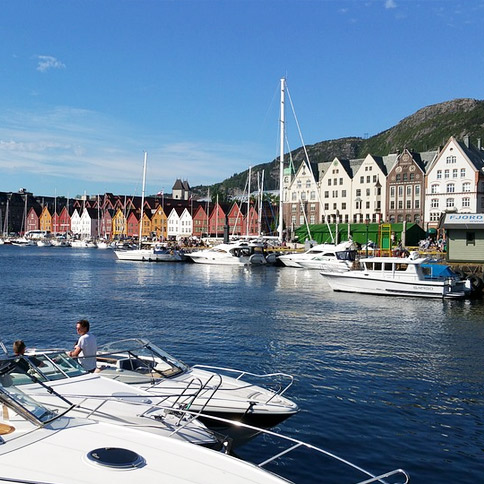 Die norwegische Hafenstadt Bergen