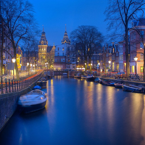 Amsterdam bei Nacht